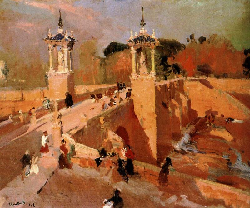 Joaquin Sorolla Valencia Bridge